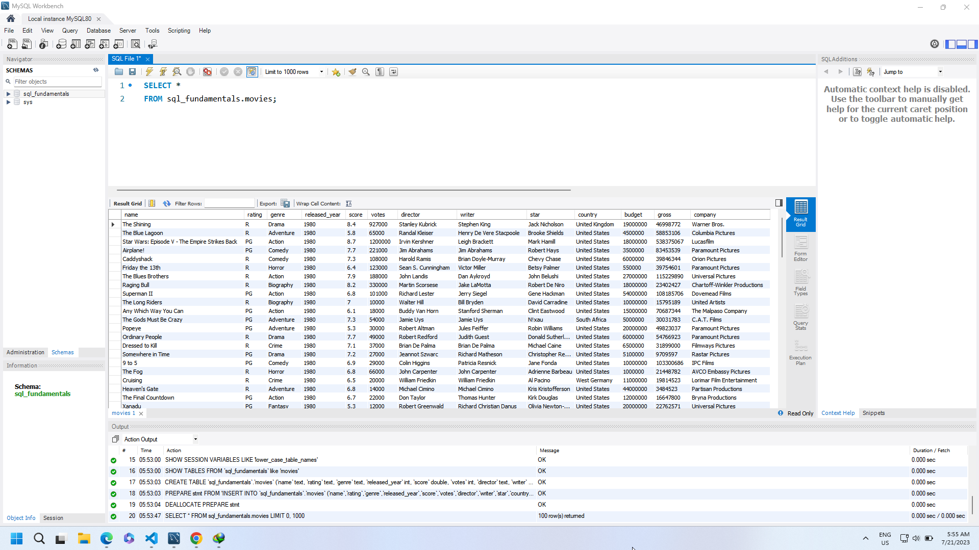 SQL Intermediate